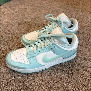 Women's Mint Green Nike Dunks